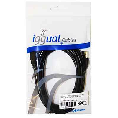 Iggual Cable Usb 20 Tipo Am Ah P 3 Metros